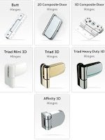 range of metal door handles